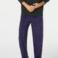 Club Room Men's Plaid Fleece Pajama Set Navy / Red/ Green Size Small