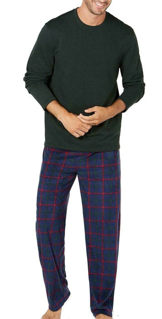 Club Room Men's Pajama Set Green Size Extra Large