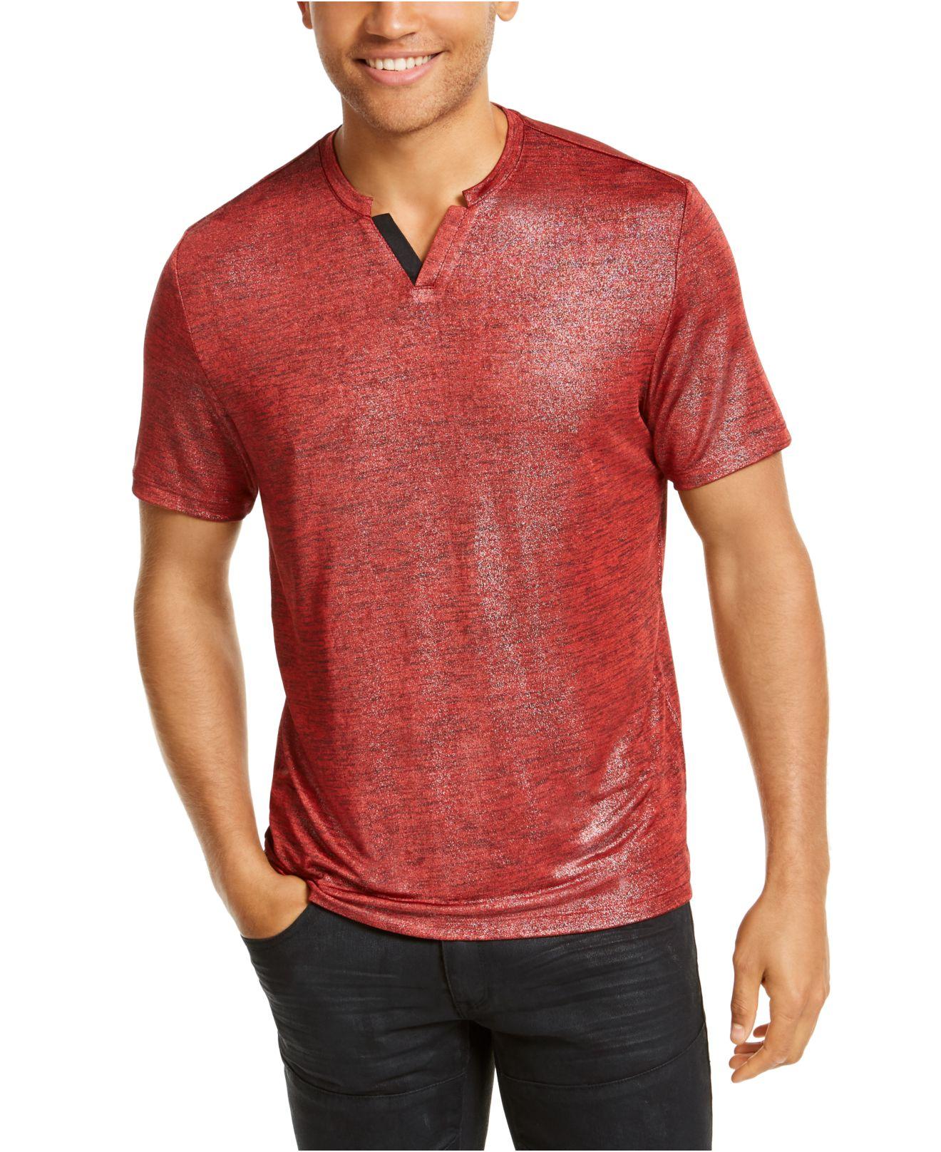 INC International Concepts Men's Galaxy T-Shirt Red Size 2 Extra Large