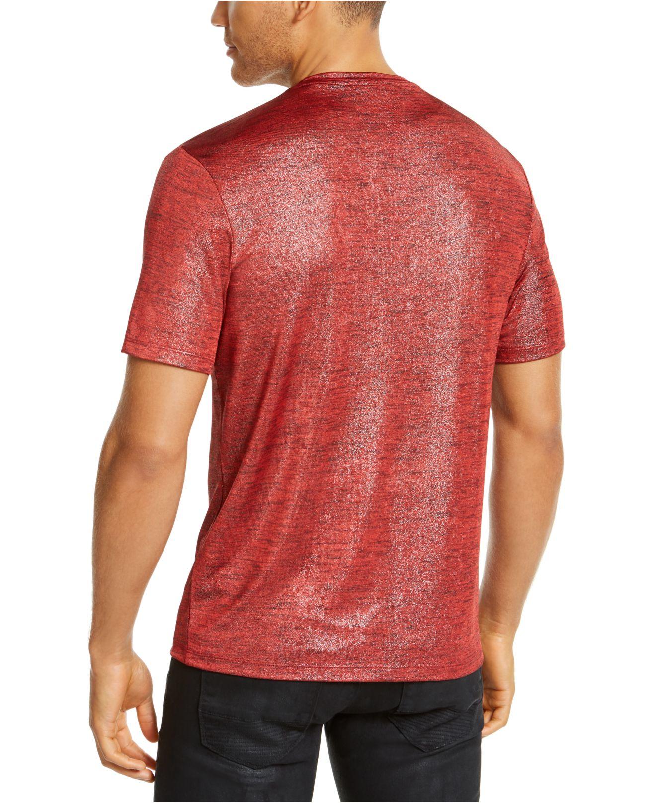 INC International Concepts Men's Galaxy T-Shirt Red Size 2 Extra Large