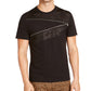 INC International Concepts Men's Mesh Zipper T-Shirt  Black Size Extra Large
