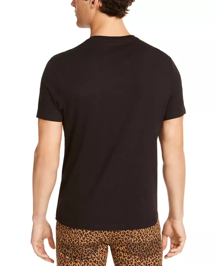 INC International Concepts Men's Mesh Zipper T-Shirt  Black Size Extra Large