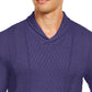 Tasso Elba Men's Textured Sweater  Blue Size 2 Extra Large