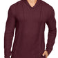 Tasso Elba Men's Textured Sweater Dark Red Size Small