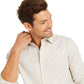 Tasso Elba Men's Pillo Melange Paisley Shirt  Brown Size Small
