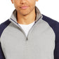 Club Room Men's Stretch Colorblocked Fleece Sweatshirt Blue Size Extra Large