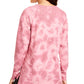 Ideology Women's Tie-Dyed High-Low Hem Sweatshirt Pink Size Large