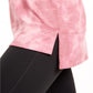 Ideology Women's Tie-Dyed High-Low Hem Sweatshirt Pink Size Medium