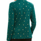 Karen Scott Women's Tree Printed Turtleneck Top Green Size Extra Large