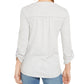 Style & Co Women's Embroidered Top Grey Size Medium