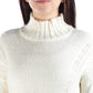 Maison Jules Women's  Mock-Neck Sweater Cloud Size Large