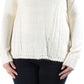 Maison Jules Women's  Mock-Neck Sweater Cloud Size Large