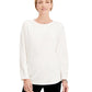 Karen Scott Women's Sport Fleece Sweatshirt White Size Extra Large