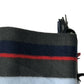 Alfani Men's Striped Scarf Blue Size Regular