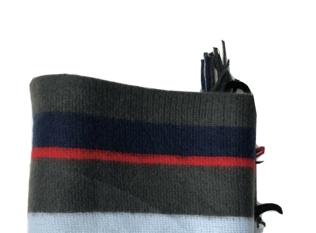 Alfani Men's Striped Scarf Blue Size Regular
