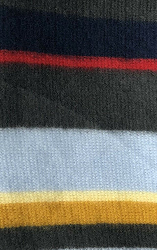 Alfani Men's Striped Scarf Blue Size Regular