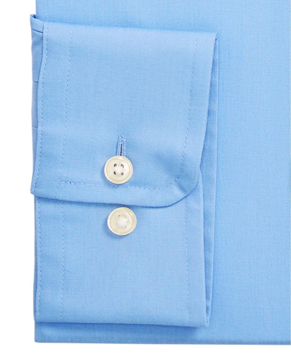 Club Room Men's Regular-Fit Solid Dress Shirt French Blue Size 15.5x34-35