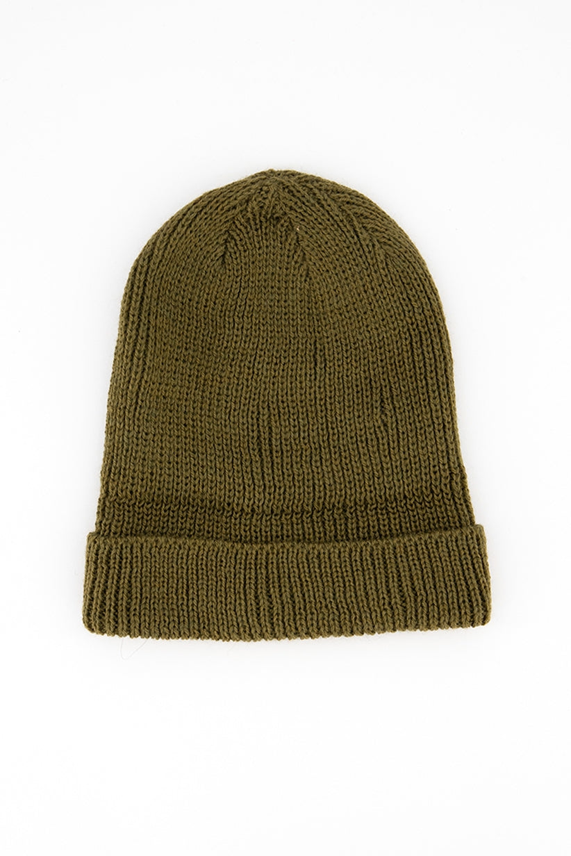 Club Room Men's Men's Fisherman Beanie Green One Size