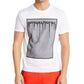 INC International Concepts Men's Bensi Graphic T-Shirt White Size Medium