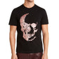 INC International Concepts Men's Renew Sequin Skull T-Shirt Deep Black Size Large