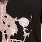 INC International Concepts Men's Big & Tall Renew Sequin Skull T-Shirt  Black Size 3 ExTra Large