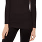 INC International Concepts Women's Off-The-Shoulder Ribbed Sweater Black Size Small