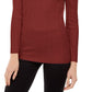 INC International Concepts Women's Off-The-Shoulder Ribbed Sweater  Red Size Extra Small