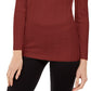 INC International Concepts Women's Off-The-Shoulder Ribbed Sweater Red Size XX-Large