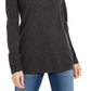 INC International Concepts Women's Embellished Keyhole Sweater Black Size X-Small