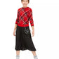 Charter Club Girl's Big Girls Plaid Family Sweater Red Size Large