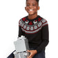 Charter Club Big Boys Fair Isle Family Sweater Black Size X-Large