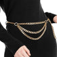 INC International Concepts Women's Chain-Belt Sweater Tunic Black Size Medium