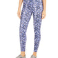 Ideology Women's Python-Print Leggings Purple Size Extra Small