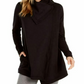 Ideology Women's Snap-Front Wrap  Black Size Small