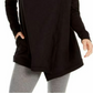 Ideology Women's Snap-Front Wrap  Black Size Small