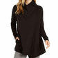 Ideology Women's Snap-Front Wrap Black Size Extra Large