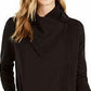 Ideology Women's Snap-Front Wrap Black Size Extra Large