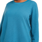 Ideology Women's Plus Size Side-Zipper Sweatshirt Dark Blue Size XX-Large