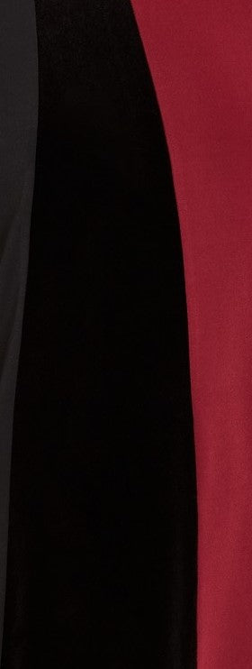 Alfani Women's Petite Asymmetrical-Hem Colorblocked Top Red Size X-Large