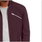 INC International Concepts Men's Ribbed Quilted-Sleeve Jacket Purple Size XX-Large