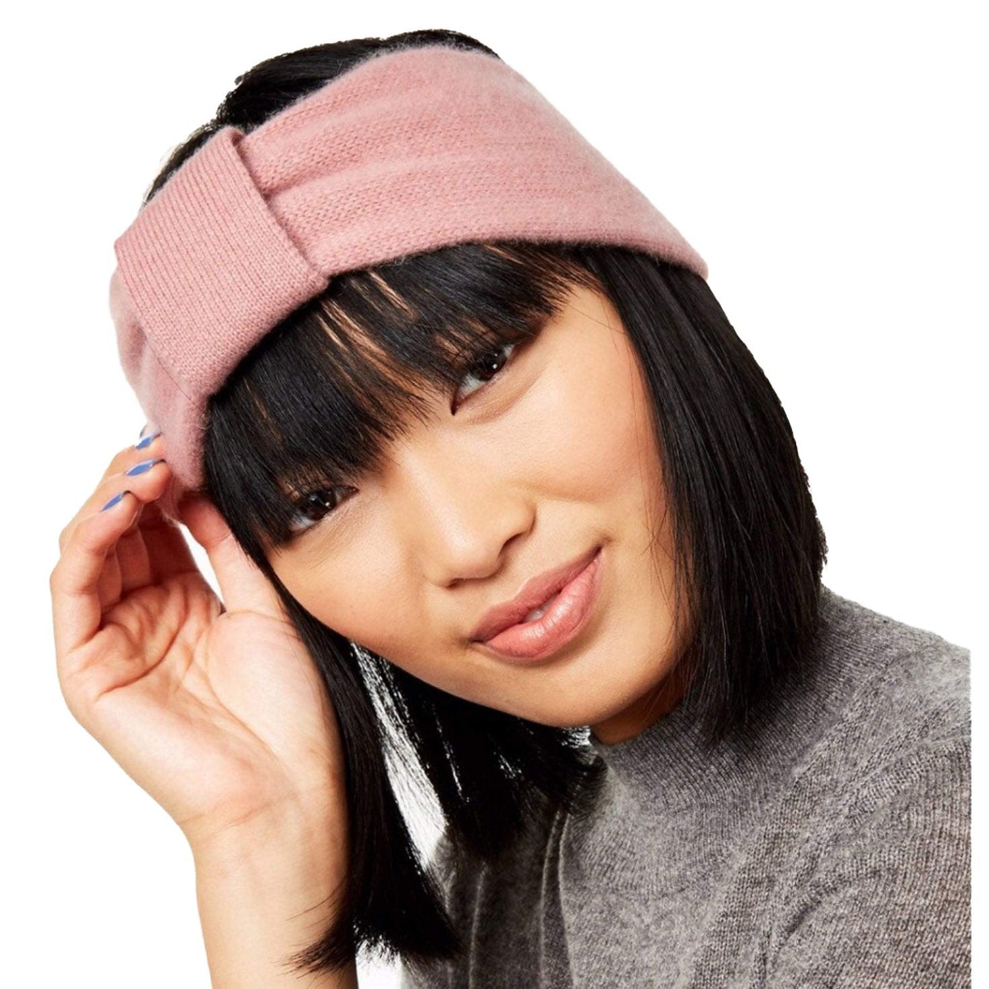 Charter Club Women's Cashmere Earwarmer Headband Pink Size One Size