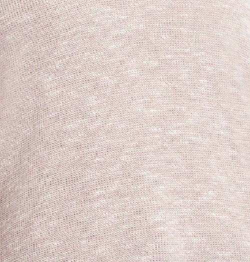 Style & Co Women's Pointelle-Trim Marled Tunic Sweater Beige Size Large