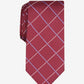 Club Room Men's Canton Grid Tie Red Size Regular