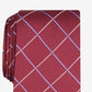 Club Room Men's Canton Grid Tie Red Size Regular