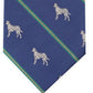 Club Room Men's Dalmatian Stripe Tie Blue Size Regular