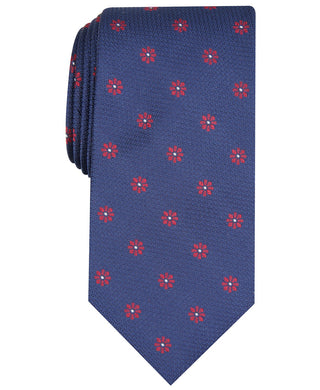 Club Room Men's Floral Tie Navy Size Regular