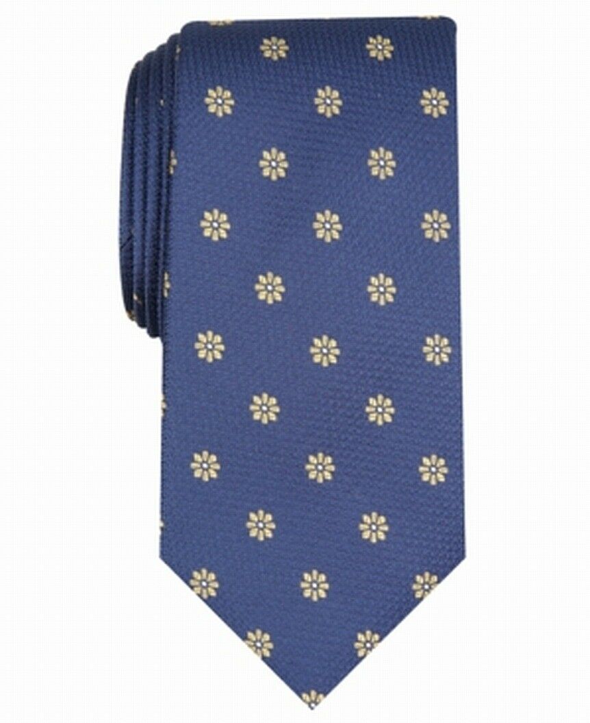 Club Room Men's Floral Tie Yellow Size Regular