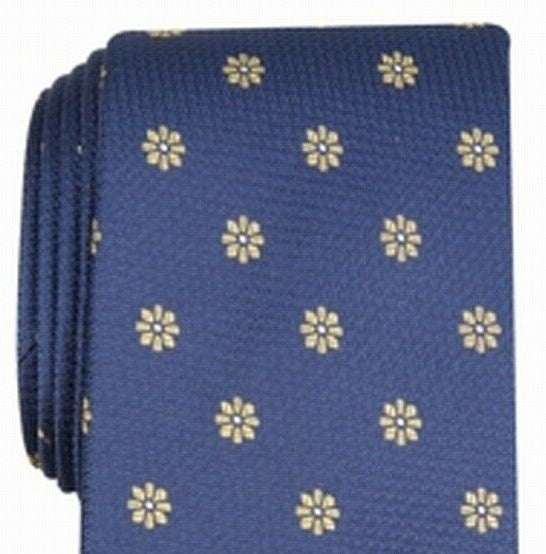 Club Room Men's Floral Tie Yellow Size Regular