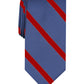 Club Room Men's Stripe Tie Red Size Regular