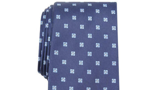 Club Room Men's Classic Neat Tie Dark Blue Size Regular